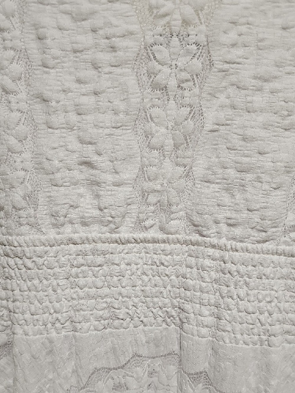 Rabbit Rabbit Rabbit White Asymmetrical Lace Dress - Picture 4 of 4
